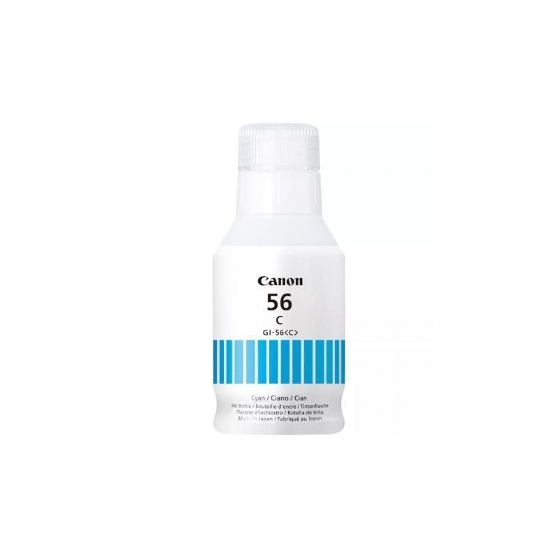 Botella de tinta original canon gi-56/ cian