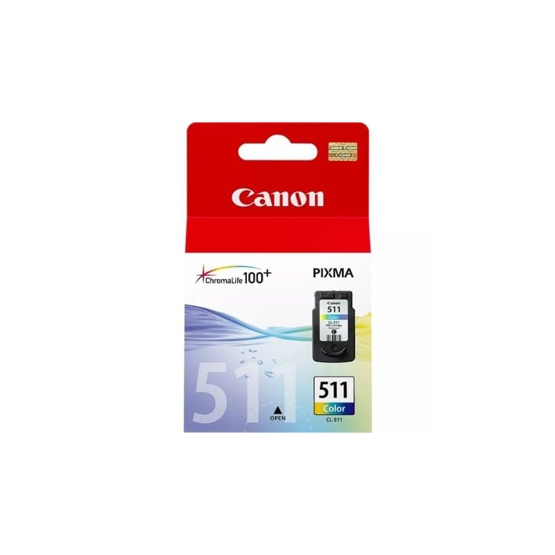 Cartucho de tinta original canon cl-511/ tricolor