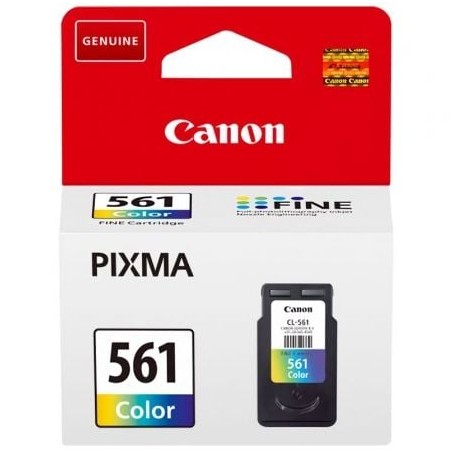 Cartucho de tinta original canon cl-561/ tricolor