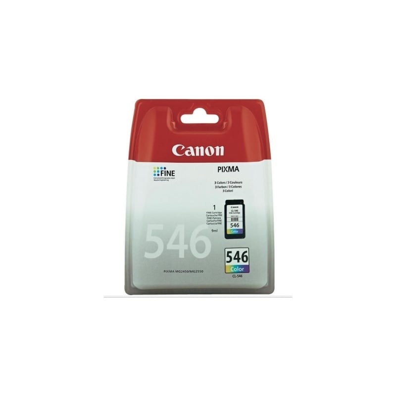 Cartucho de tinta original canon cl-546/ tricolor