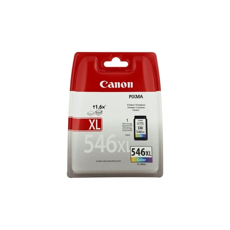 Cartucho de tinta original canon cl-546xl alta capacidad/ tricolor