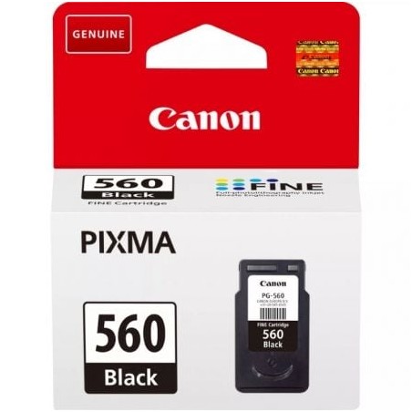 Cartucho de tinta original canon pg-560/ negro