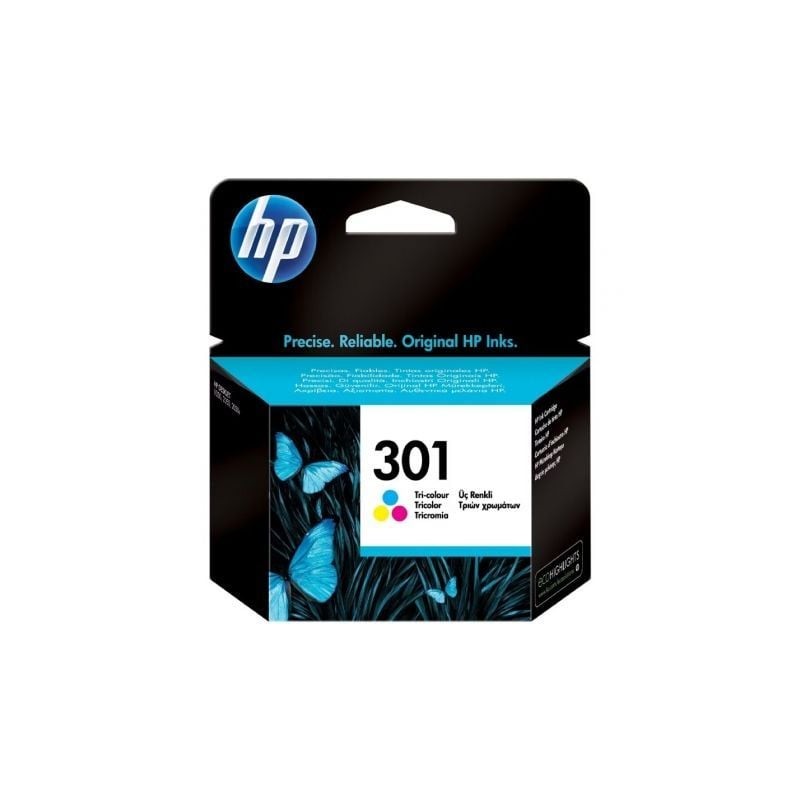 Cartucho de tinta original hp nº301/ tricolor