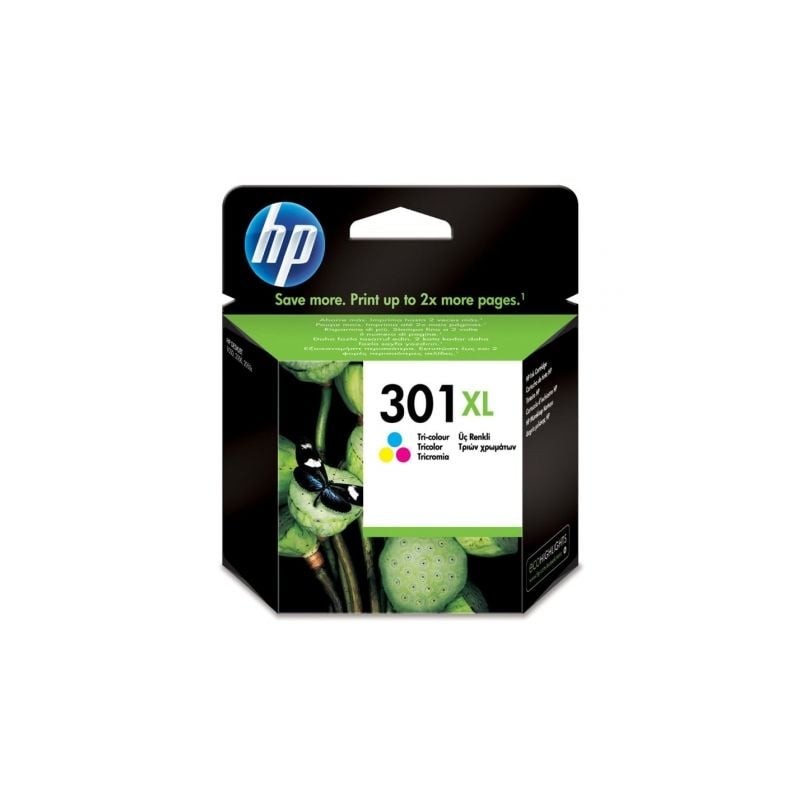 Cartucho de tinta original hp nº301 xl alta capacidad/ tricolor