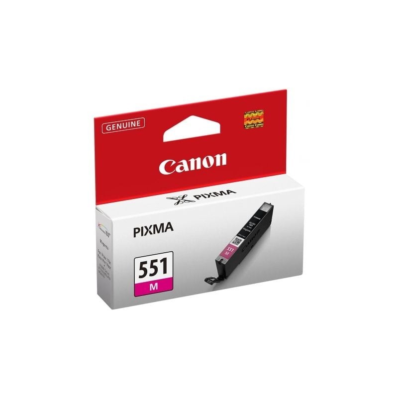 Cartucho de tinta original canon cli-551m/ magenta