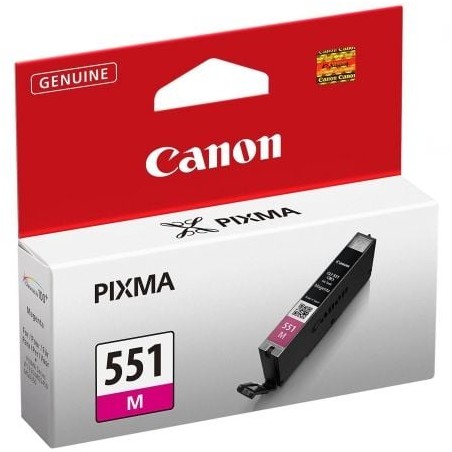 Cartucho de tinta original canon cli-551m/ magenta