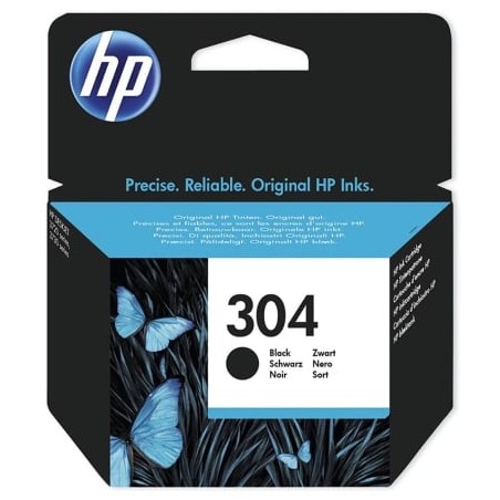 Cartucho de tinta original hp nº304/ negro