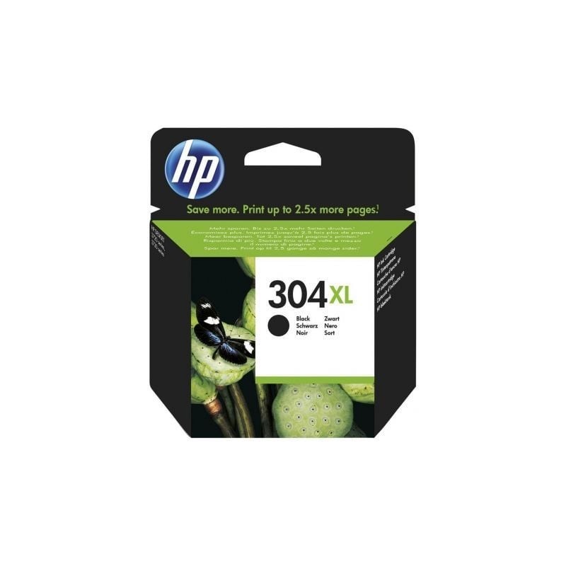 Cartucho de tinta original hp nº304 xl alta capacidad/ negro