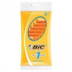 Cuchilla de afeitar bic 1 sensitive/ 5 uds
