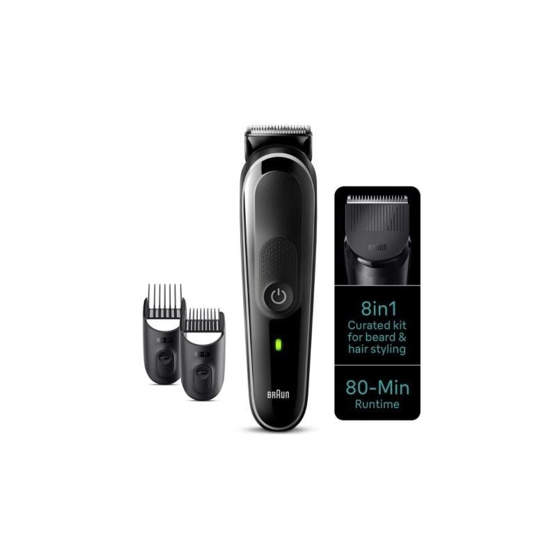 Recortadora braun all in one style kit series 3 mgk3440/ con batería/ 8 accesorios