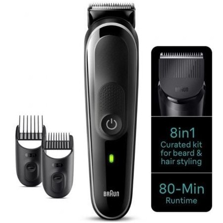 Recortadora braun all in one style kit series 3 mgk3440/ con batería/ 8 accesorios