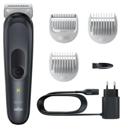 Cortapelos braun bodygroomer series 3 bg3340/ con batería/ 3 accesorios