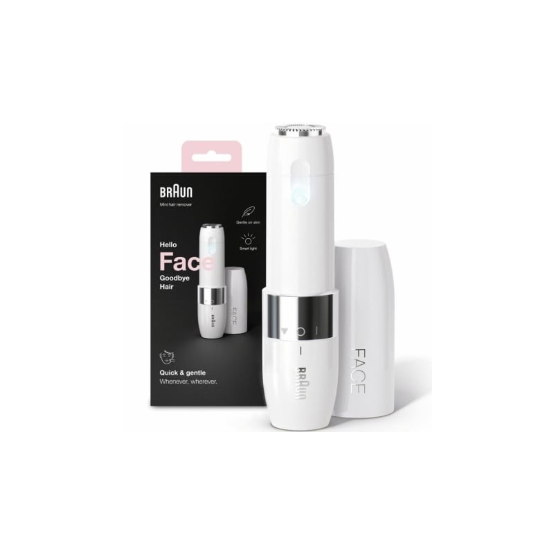 Depiladora facial braun mini depiladora facial fs1000/ con batería