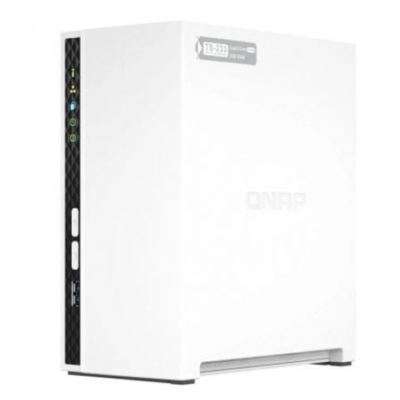 Nas qnap ts-233/ 2 bahías 3.5'- 2.5'/ 2gb ddr4/ formato torre