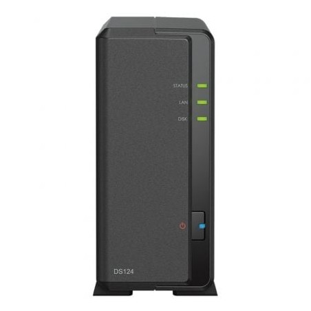 Nas synology diskstation ds124/ 1 bahía 3.5'- 2.5'/ 1gb ddr4/ formato torre
