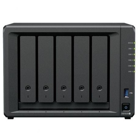 Nas synology diskstation ds1525+/ 5 bahías 3.5'- 2.5'/ 8gb ddr4/ formato torre