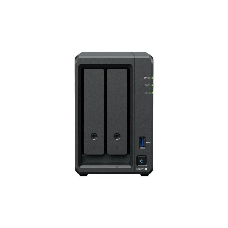 Nas synology diskstation ds725+/ 2 bahías 3.5'- 2.5'/ 4gb ddr4/ formato torre