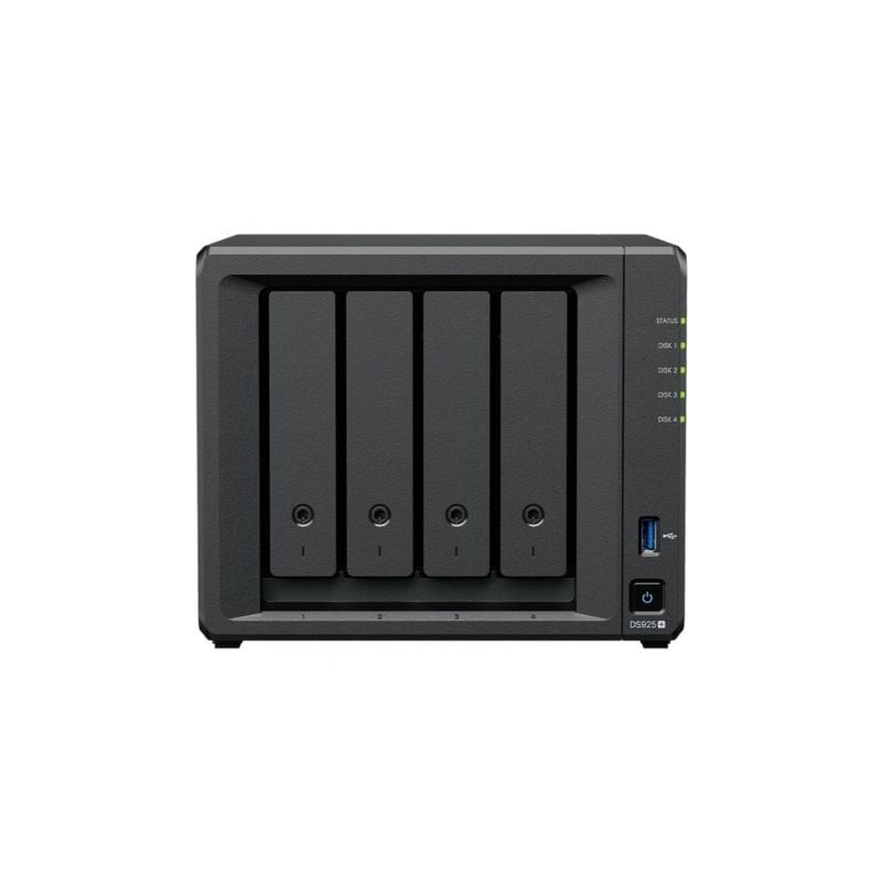 Nas synology diskstation ds925+/ 4 bahías 3.5'- 2.5'/ 4gb ddr4/ formato torre