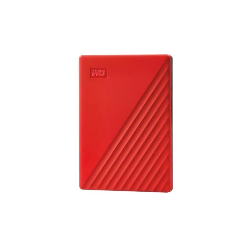 Disco externo western digital my passport 2tb/ 2.5'/ usb 3.2/ rojo