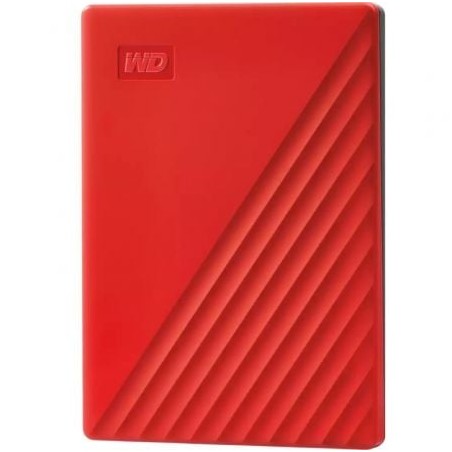 Disco externo western digital my passport 2tb/ 2.5'/ usb 3.2/ rojo