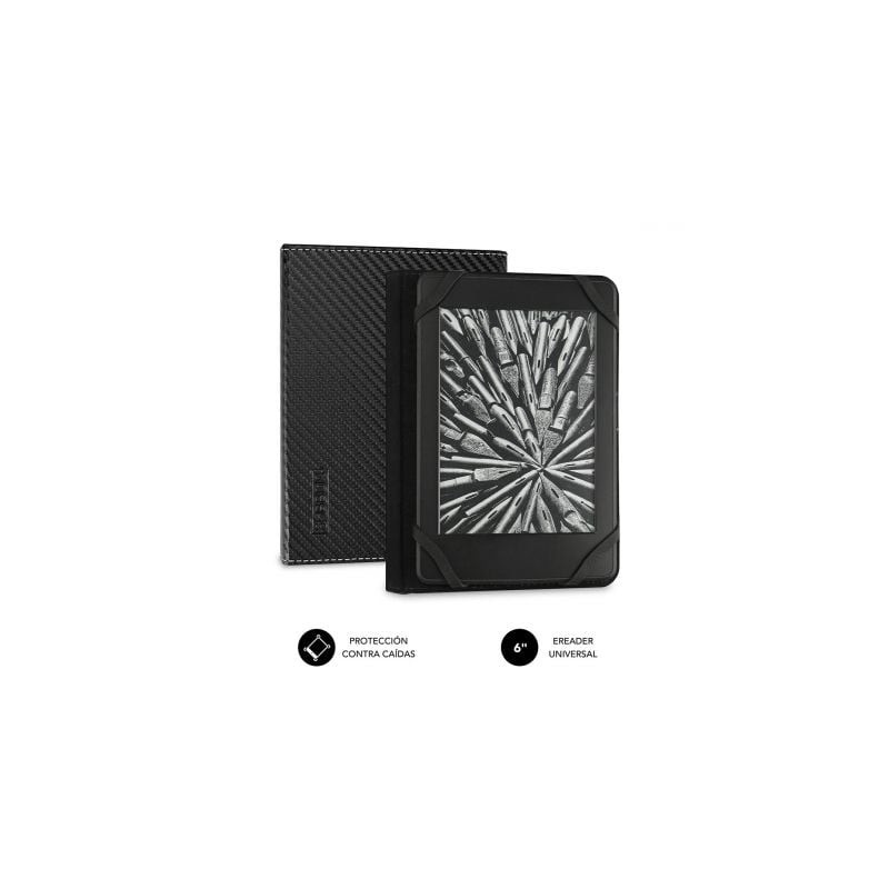Funda para libro electrónico subblim clever case/ negra