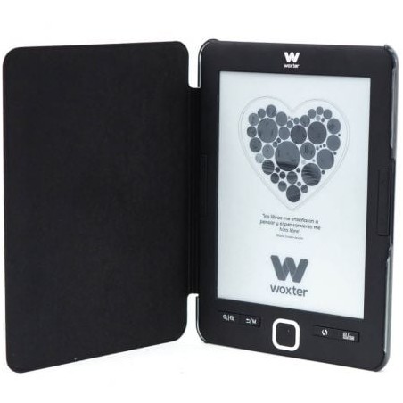 Funda para libro electrónico woxter universal case 60 black eb26-009/ negra