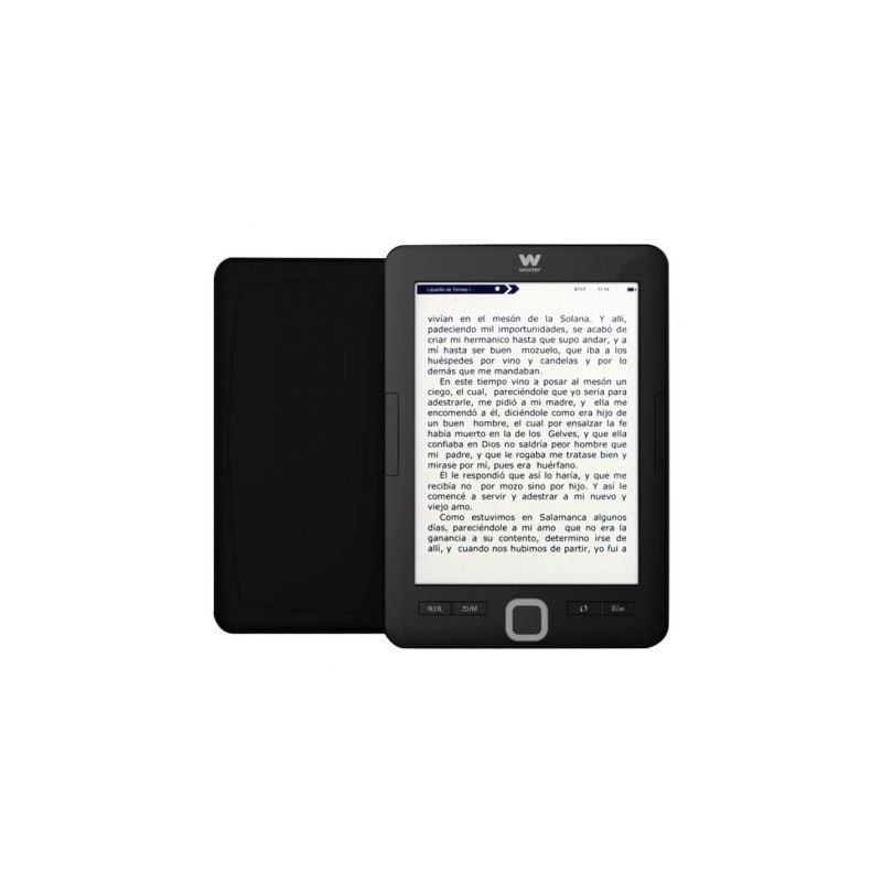 Libro electrónico ebook woxter scriba 195/ 6'/ tinta electrónica/ negro