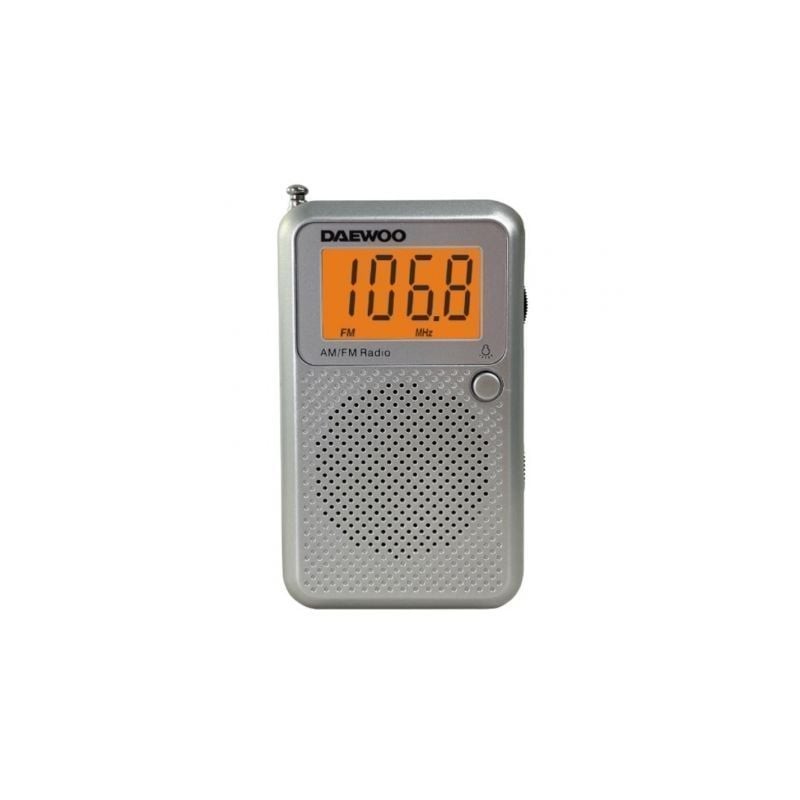 Radio portátil daewoo dw1115/ gris