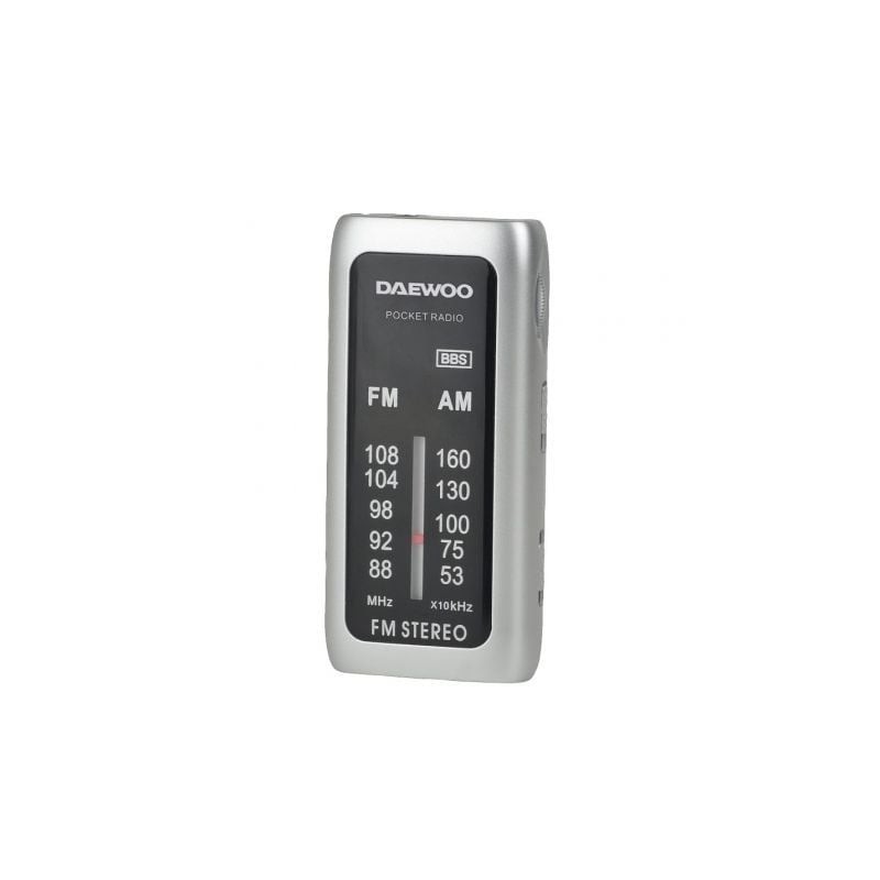 Radio portátil daewoo dw1129/ plata