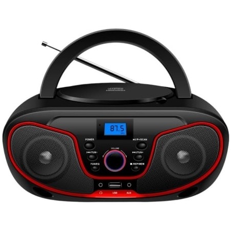 Radio cd daewoo dw3013/ 4w/ rojo