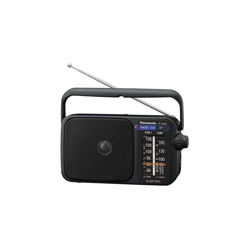 Radio portátil panasonic rf-2400deg-k/ negra