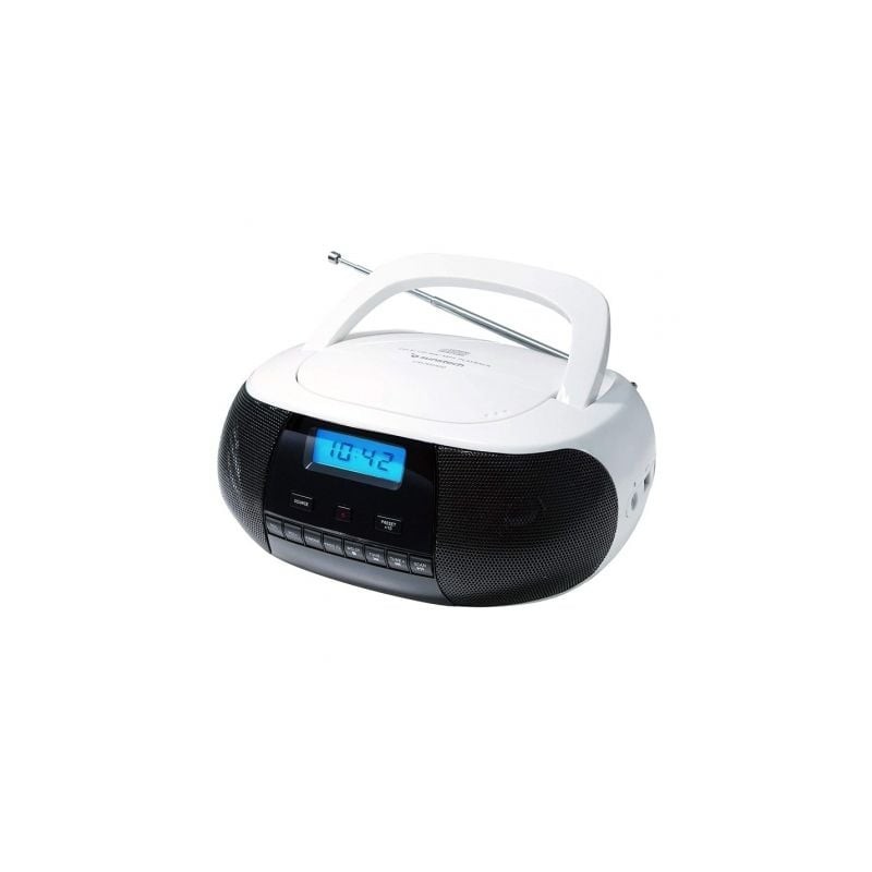 Radio cd sunstech crusm400wt/ blanca