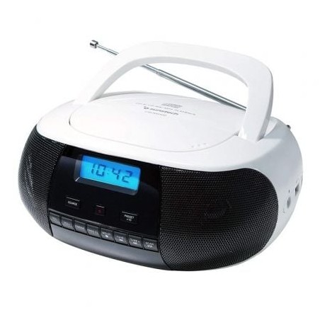 Radio cd sunstech crusm400wt/ blanca