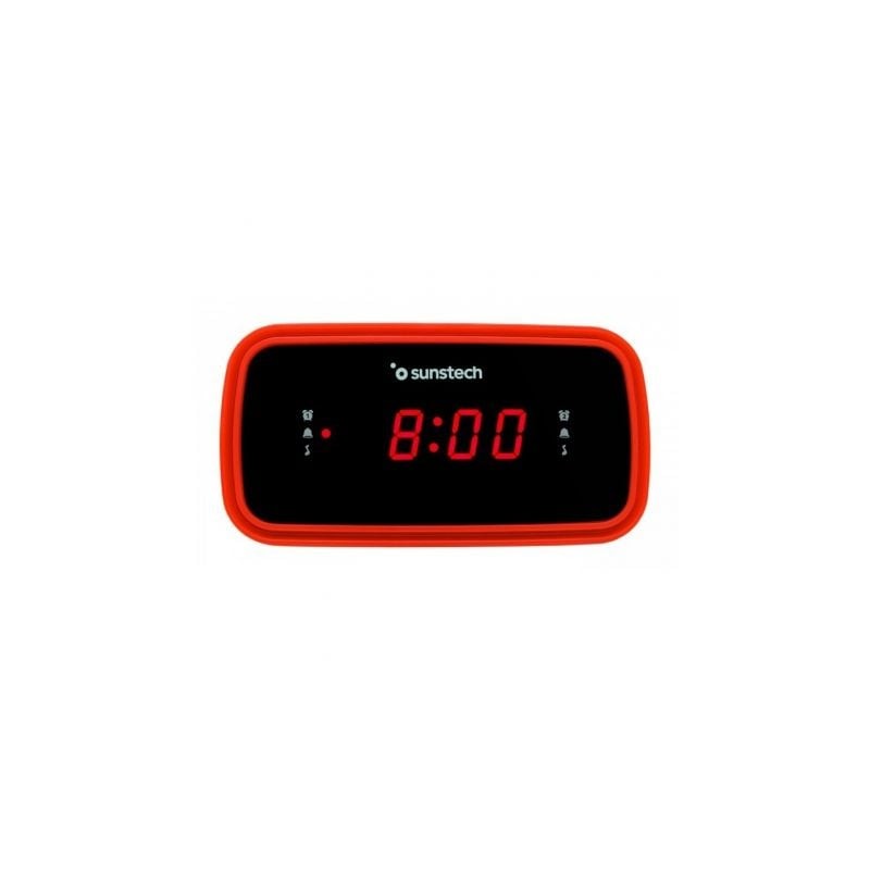 Despertador sunstech frd60rd/ radio fm