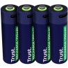 Pack de 4 pilas aa trust 25631/ recargables