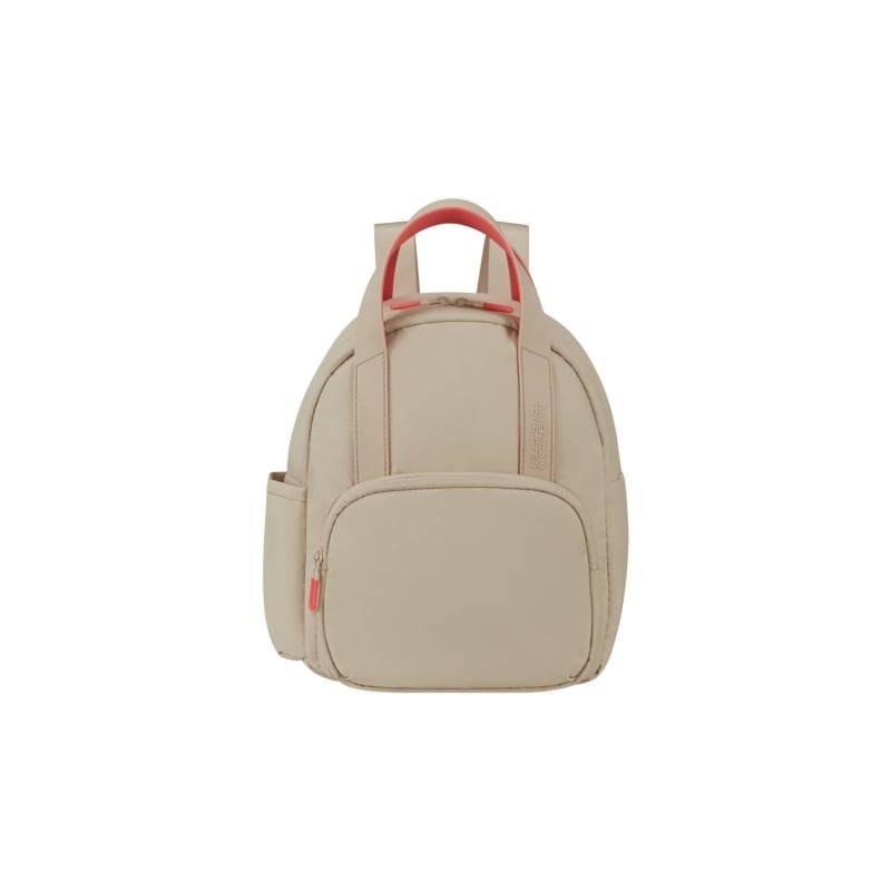 Mochila american tourister puffypop s/ capacidad 8.5l/ beige