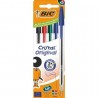 Bolígrafos de tinta de aceite bic cristal original 516346/ 5 unidades/ colores surtidos
