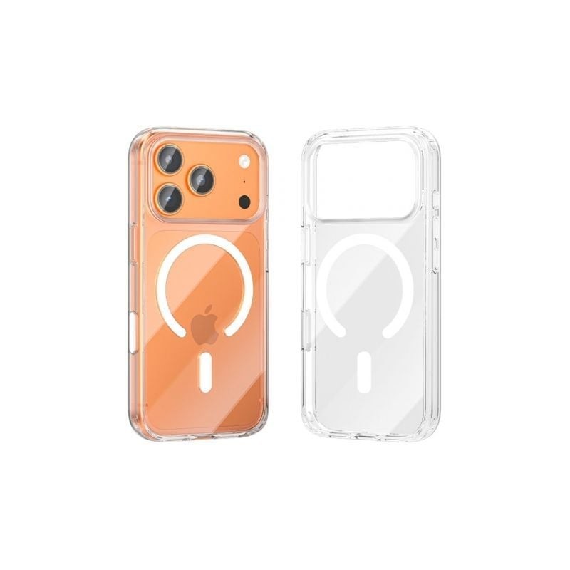 Funda dura con magsafe vention concise impact kvbtcb-30/ compatible con iphone 17 pro/ transparente