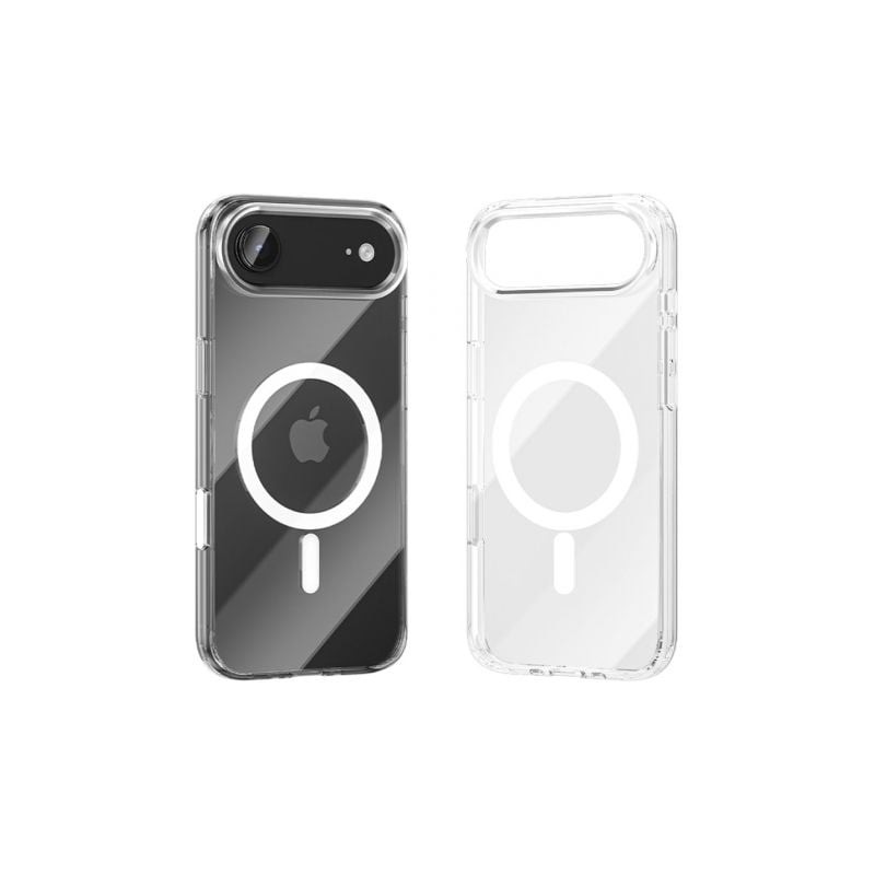 Funda dura con magsafe vention concise impact kvbtcg-20/ compatible con iphone air/ transparente
