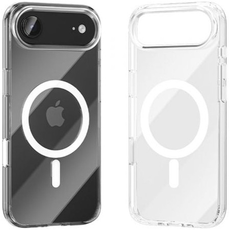 Funda dura con magsafe vention concise impact kvbtcg-20/ compatible con iphone air/ transparente