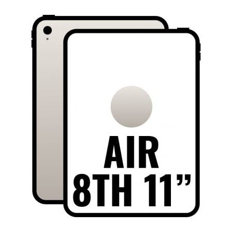 Apple ipad air 11' 8th wi-fi/ m4/ 128gb/ blanco estrella