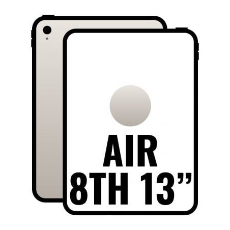 Apple ipad air 13' 8th wi-fi cell/ 5g/ m4/ 256gb/ blanco estrella