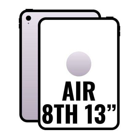 Apple ipad air 13' 8th wi-fi cell/ 5g/ m4/ 256gb/ púrpura