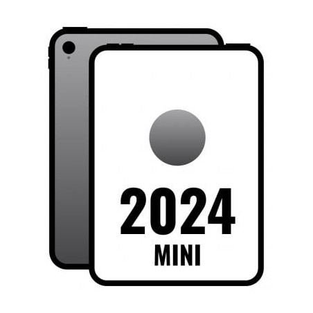 Ipad mini 8.3' 2024 7th wifi cell/ a17 pro/ 256gb/ 5g/ gris espacial - mxpt3ty/a