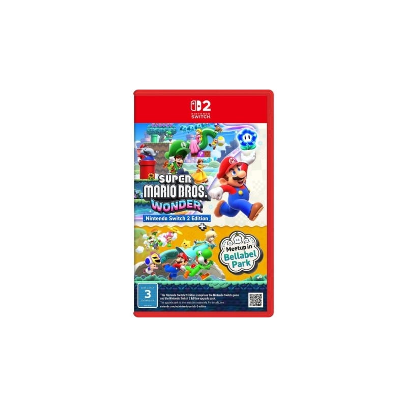 Juego para consola nintendo switch 2 super mario bros. wonder + parque belabel