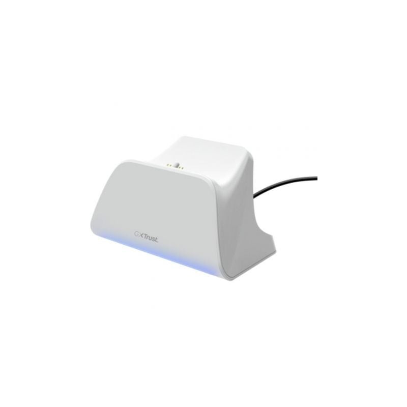 Estación de recarga rápida trust gaming gxt 255 para ps5/ blanco