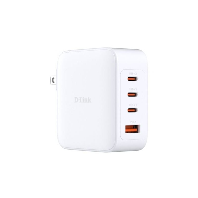 Cargador de pared gan d-link dcf-141/e/ 3xusb tipo-c/ 1xusb/ 140w