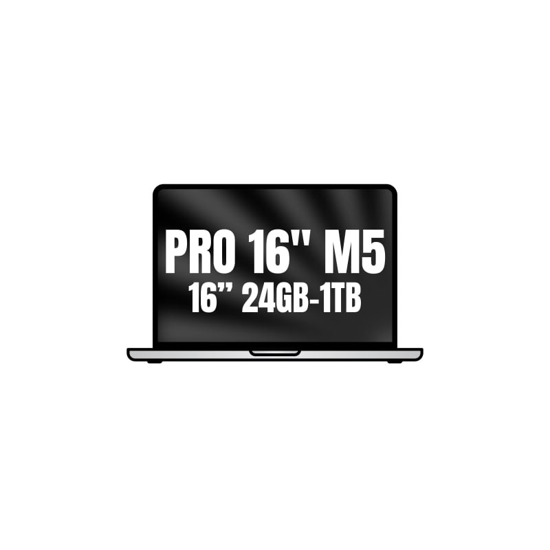 Apple macbook pro 16'/ m5 pro 18-core cpu/ 24gb/ 1tb ssd/ 20-core gpu/ plata