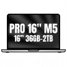 Apple macbook pro 16'/ m5 max 18-core cpu/ 36gb/ 2tb ssd/ 32-core gpu/ plata