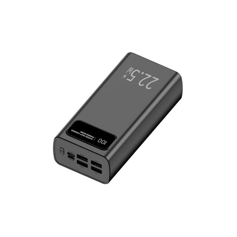 Powerbank 30000mah leotec lepow30w22w/ 22.5w/ negra